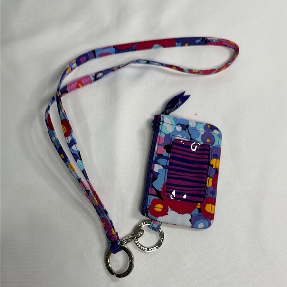 Vera Bradley Multicolor Floral Lanyard and Card Holder - Picture 1 of 5